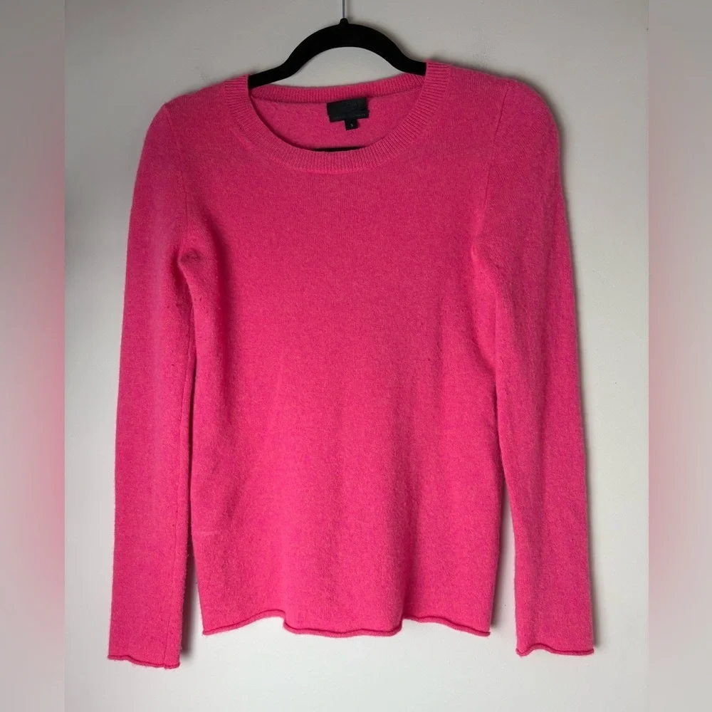 J. CREW COLLECTION Women's 100% Italian Cashmere Sweater Size Small Pink